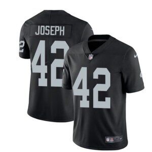 NFL Oakland Raiders Karl Joseph Black and Gray Men's Jersey - Medium